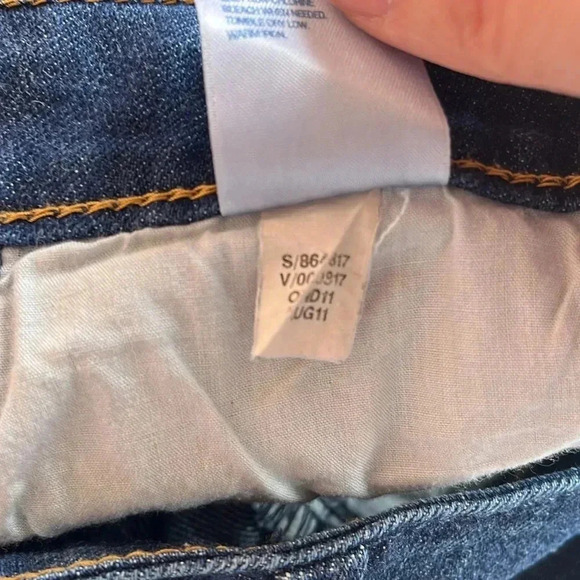 Old Navy regular fit dark wash denim jeans belt loops size 2 xs jeans 2011 - Picture 10 of 10